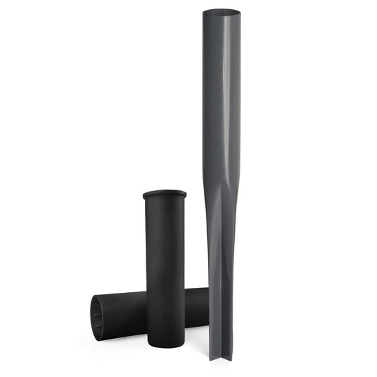 Metal Ground Spike for Rotary Washing Line | 2 Plastic Adapters