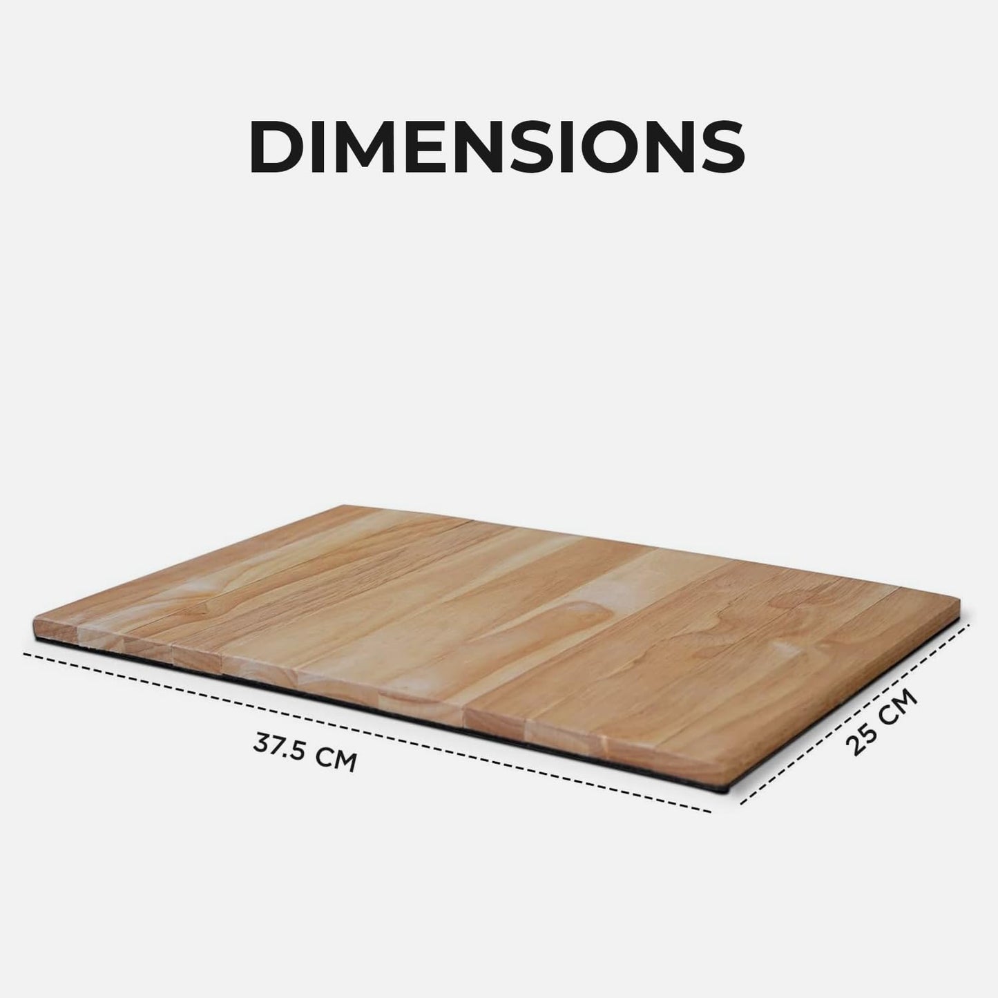 Sofa Arm Tray, Foldable Couch Tray Wooden Armrest Tray, Sofa Tray & Organiser for Drinks, Snack, Magazine, and Remote - Square Couch Protector Tray with Non-Slip Backing – Armrest Tray (Brown)