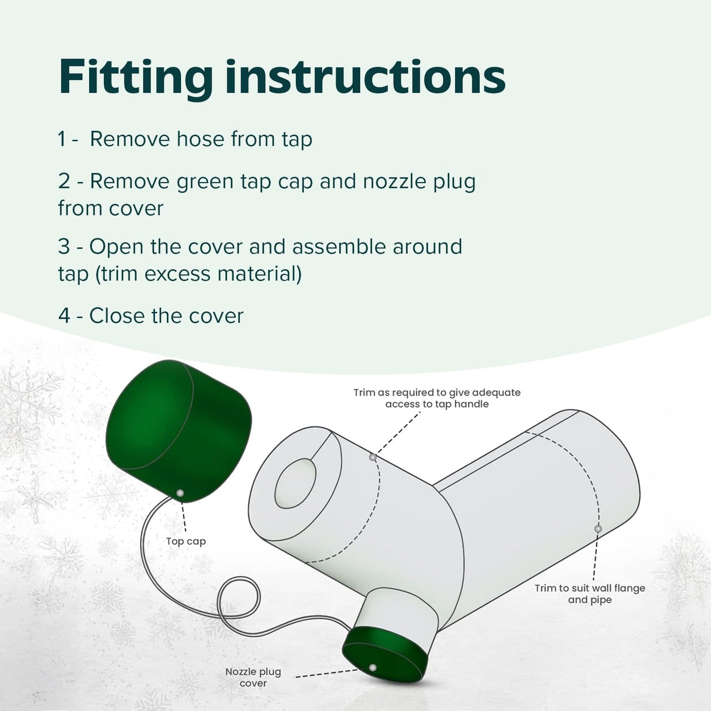 Outside Tap Covers for The Winter - Insulated (1 Pack)