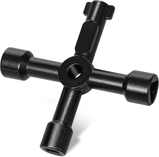 4 Way Multifunction Utility Key | Black Meter Box Key
