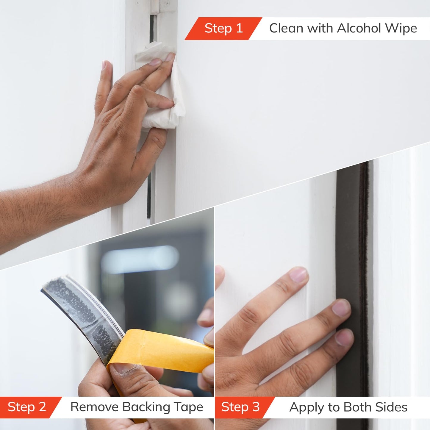 Intumescent Fire Door Seal Strip Pack of 2| 5.2 M Long