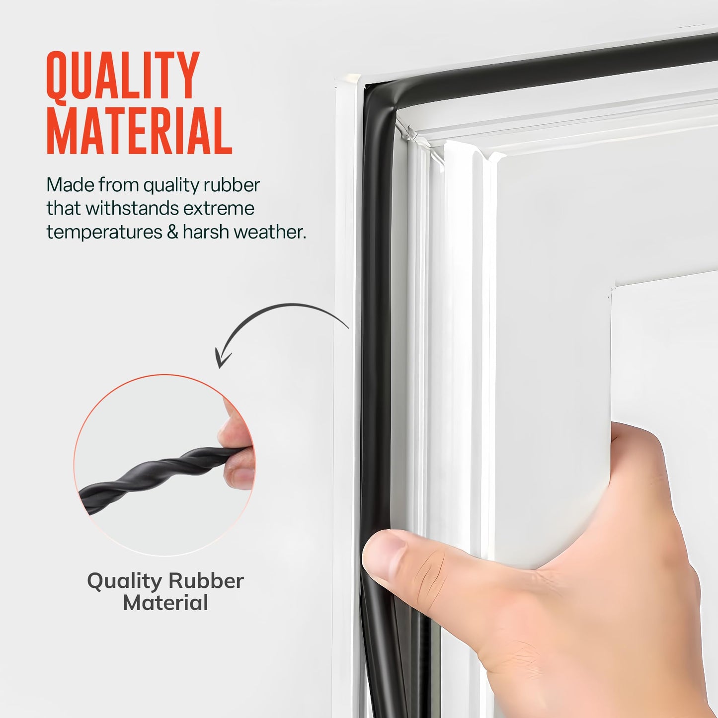 UPVC 6M Long Rubber Window & Door Seal Strip