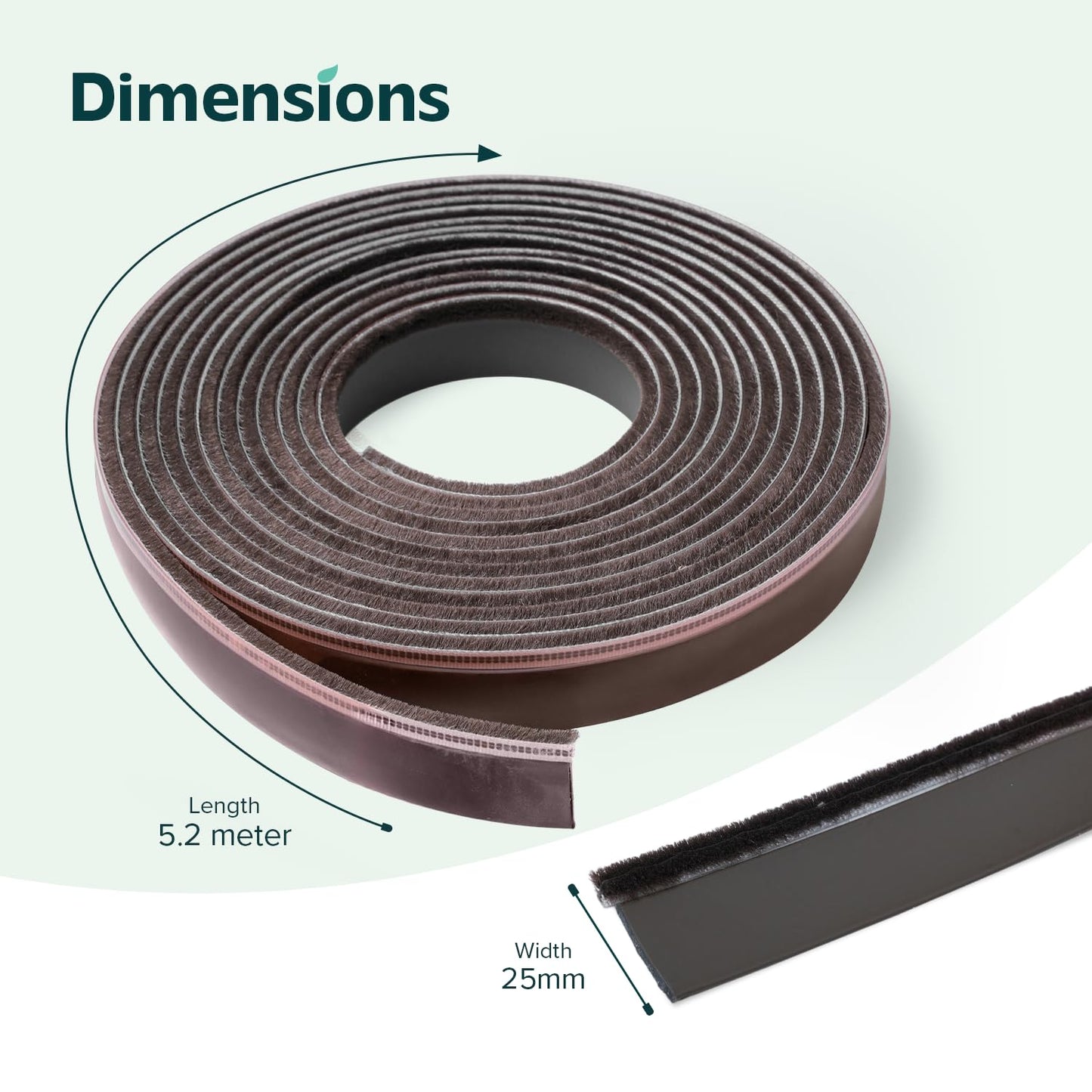 5.2M Surface Mounted Intumescent Seal Strip for Fire