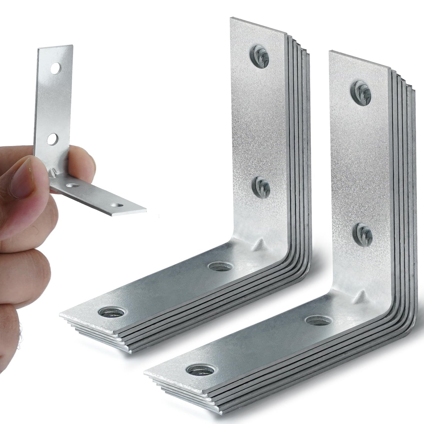 Galvanised Steel Angle Brackets for Wood