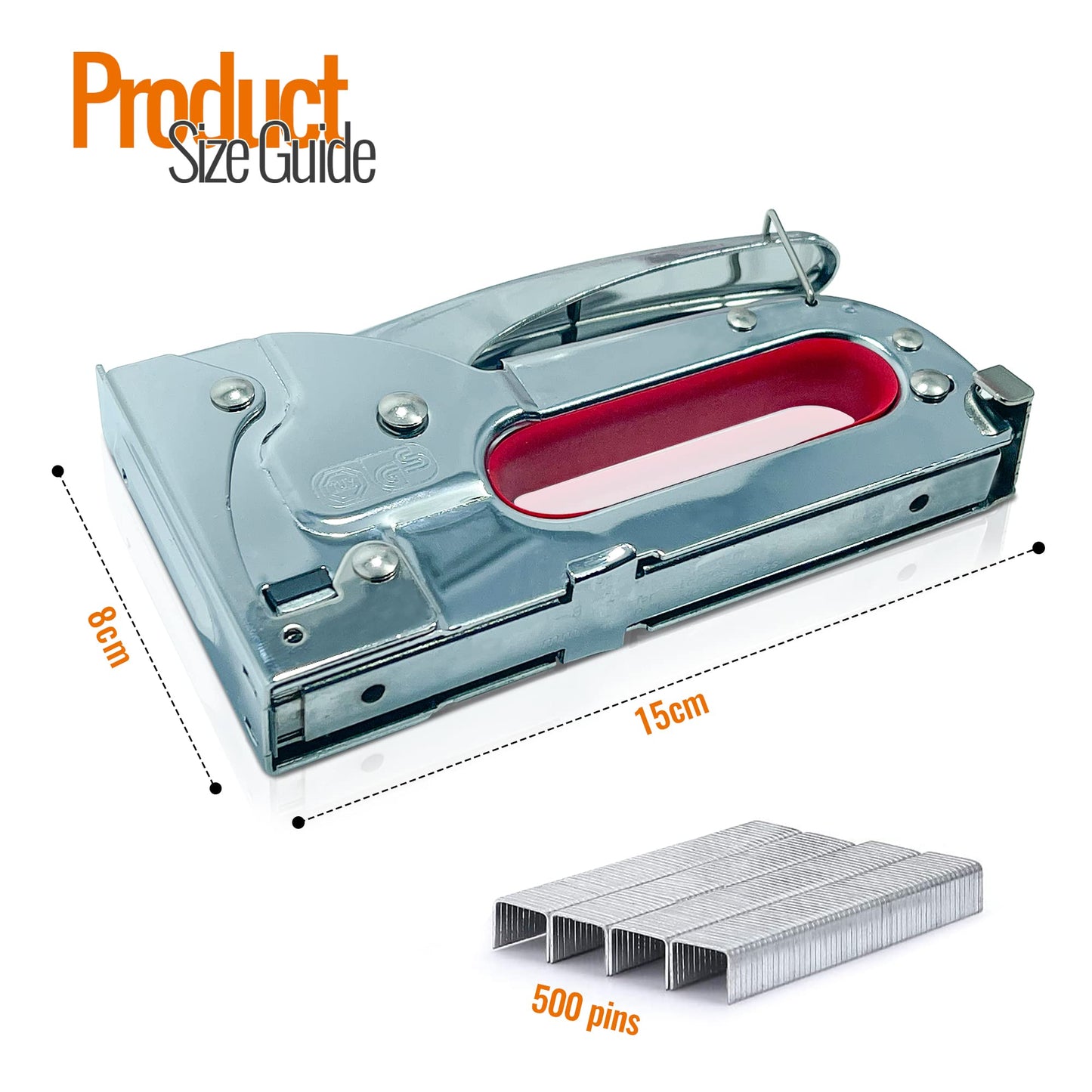 Staple Gun with 500 Staples