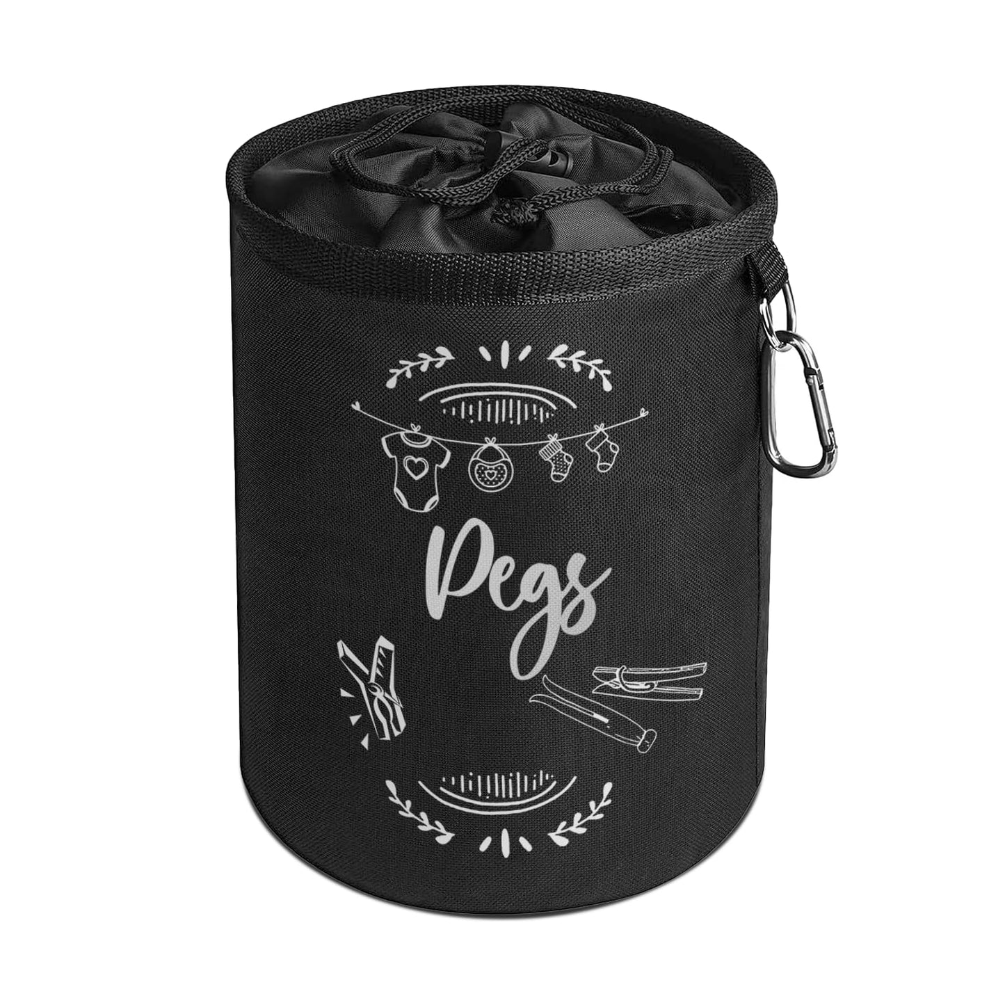 Clothes Peg Bag for Washing Line with Hanger