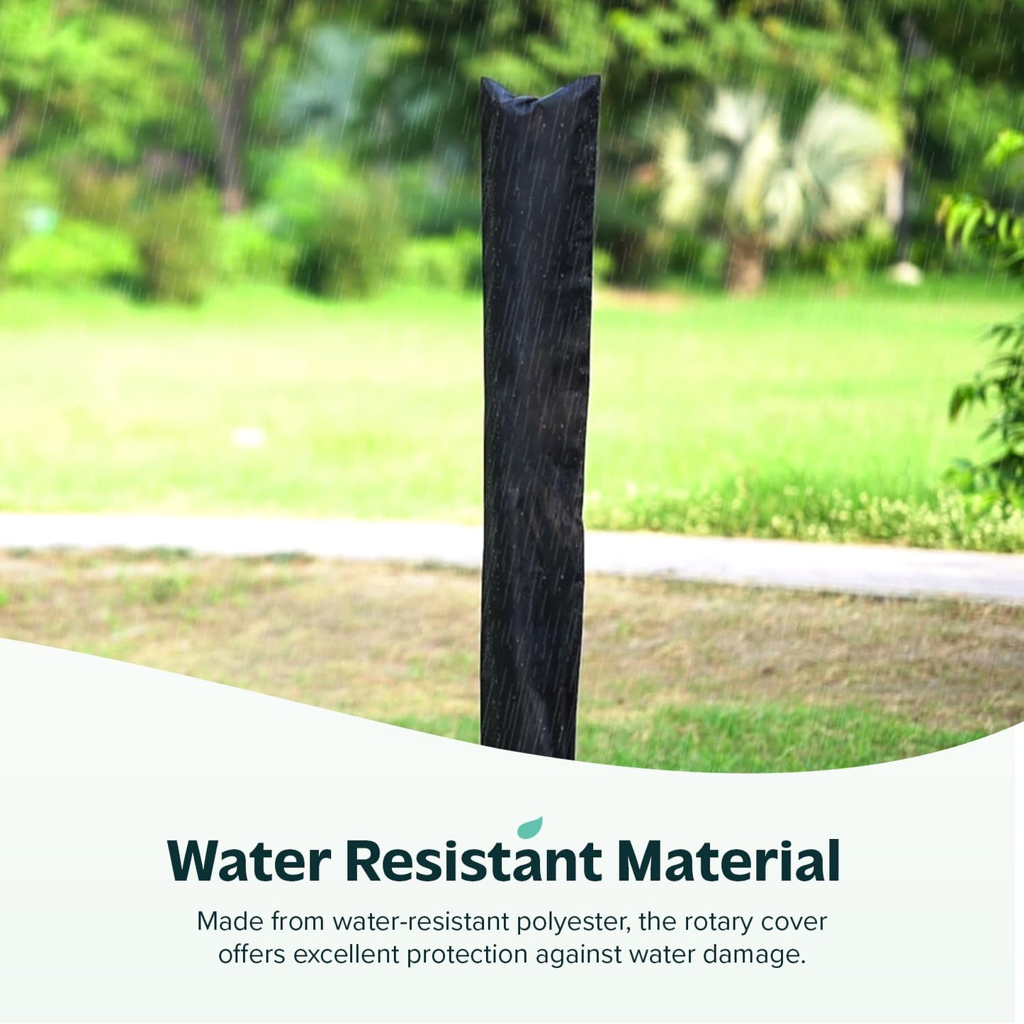 Rotary Washing Line Cover with Zip - 170cm Long