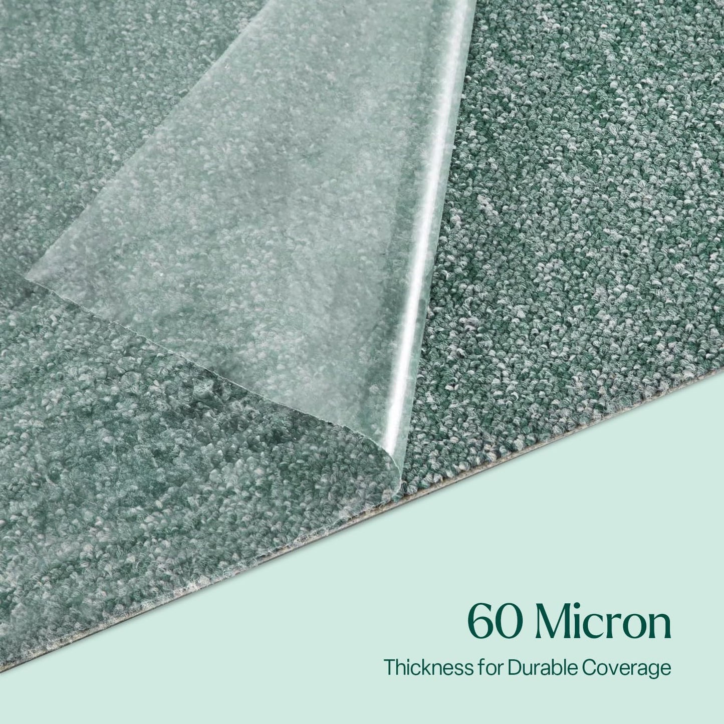 Clear Carpet Protector Film Roll 60cm x 25m Roll (60 Micron)