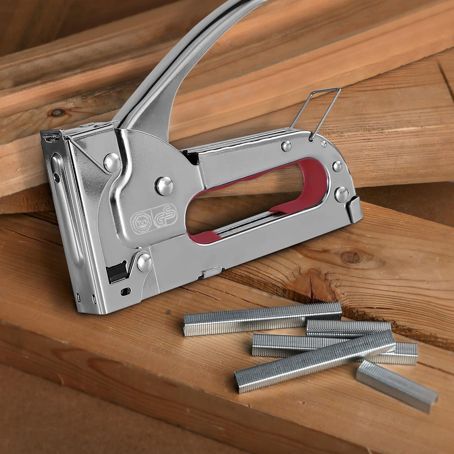 Staple Gun with 500 Staples