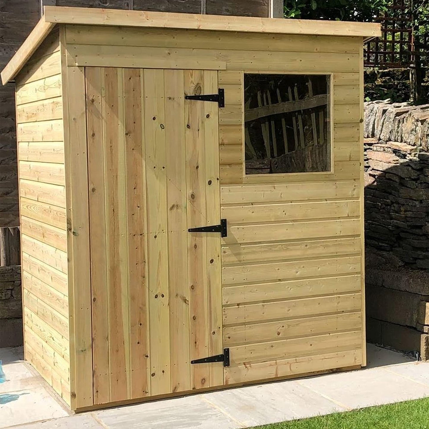 Garden Gate Hinges for Wooden Shed - 6 Inch 2Pcs