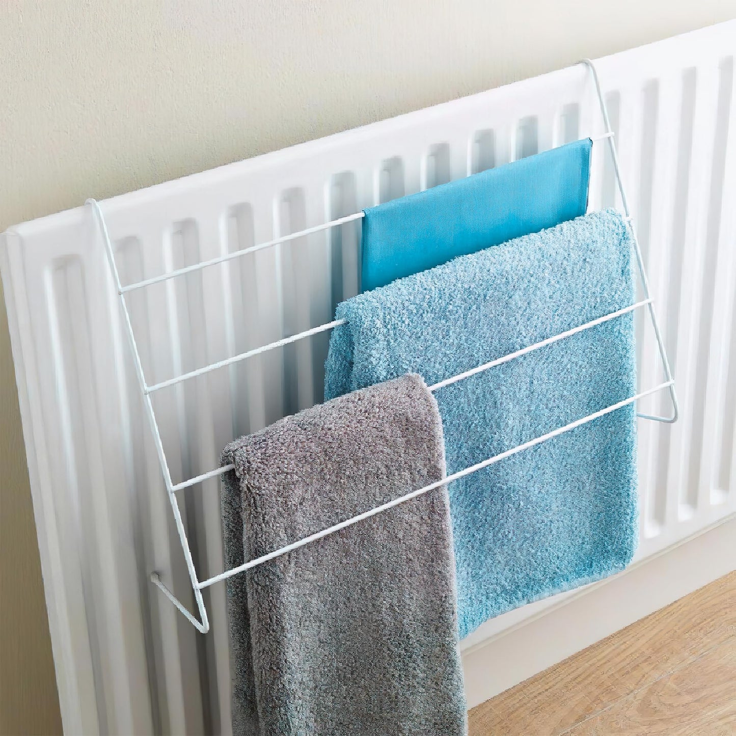 4 Tier Radiator Clothes Drying Rack - Indoor Clothes Airer (Pack of 2)