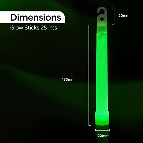 25 x Ultra Bright Glow Sticks for Kids