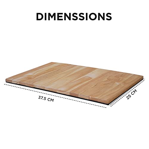 Pack of 2 Wooden Sofa Arm Table Tray