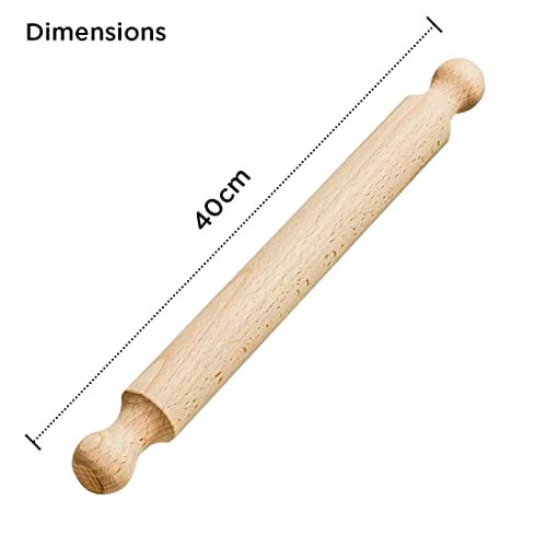 Wooden Rolling Pin for Baking 40cm x 4cm