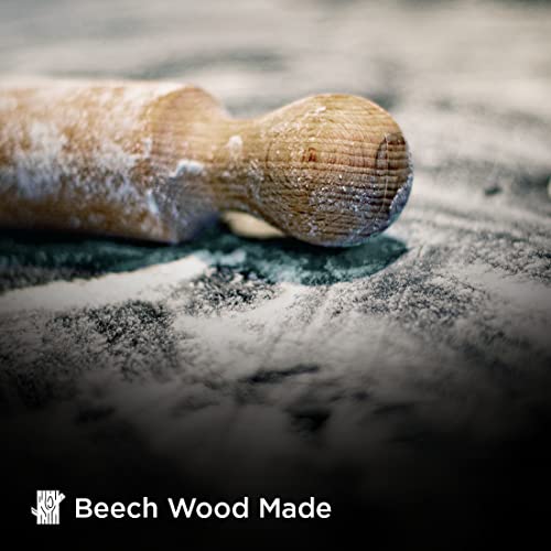 Wooden Rolling Pin for Baking 40cm x 4cm