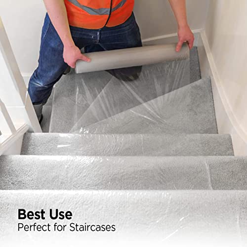 Carpet Protector Roll, Waterproof Self Adhesive Clear Film
