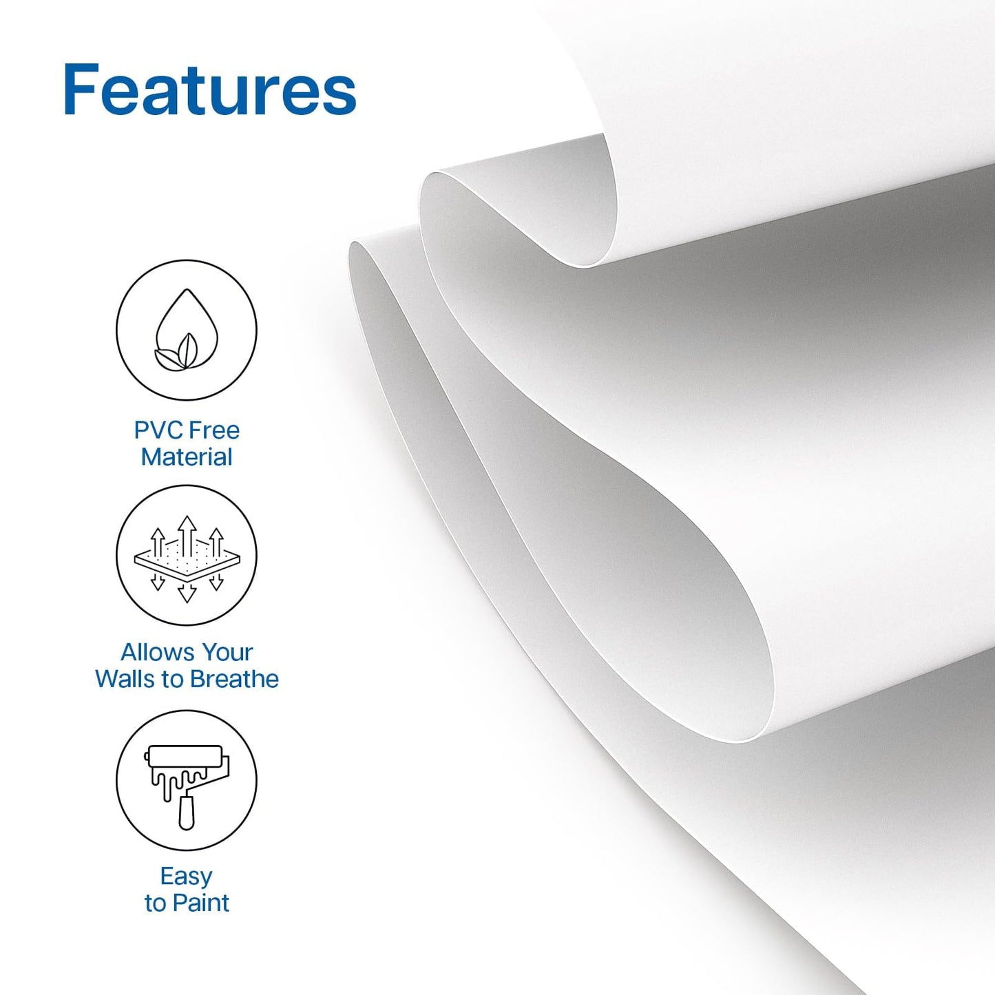 Paste The Wall Lining Paper for Walls | 10m Roll