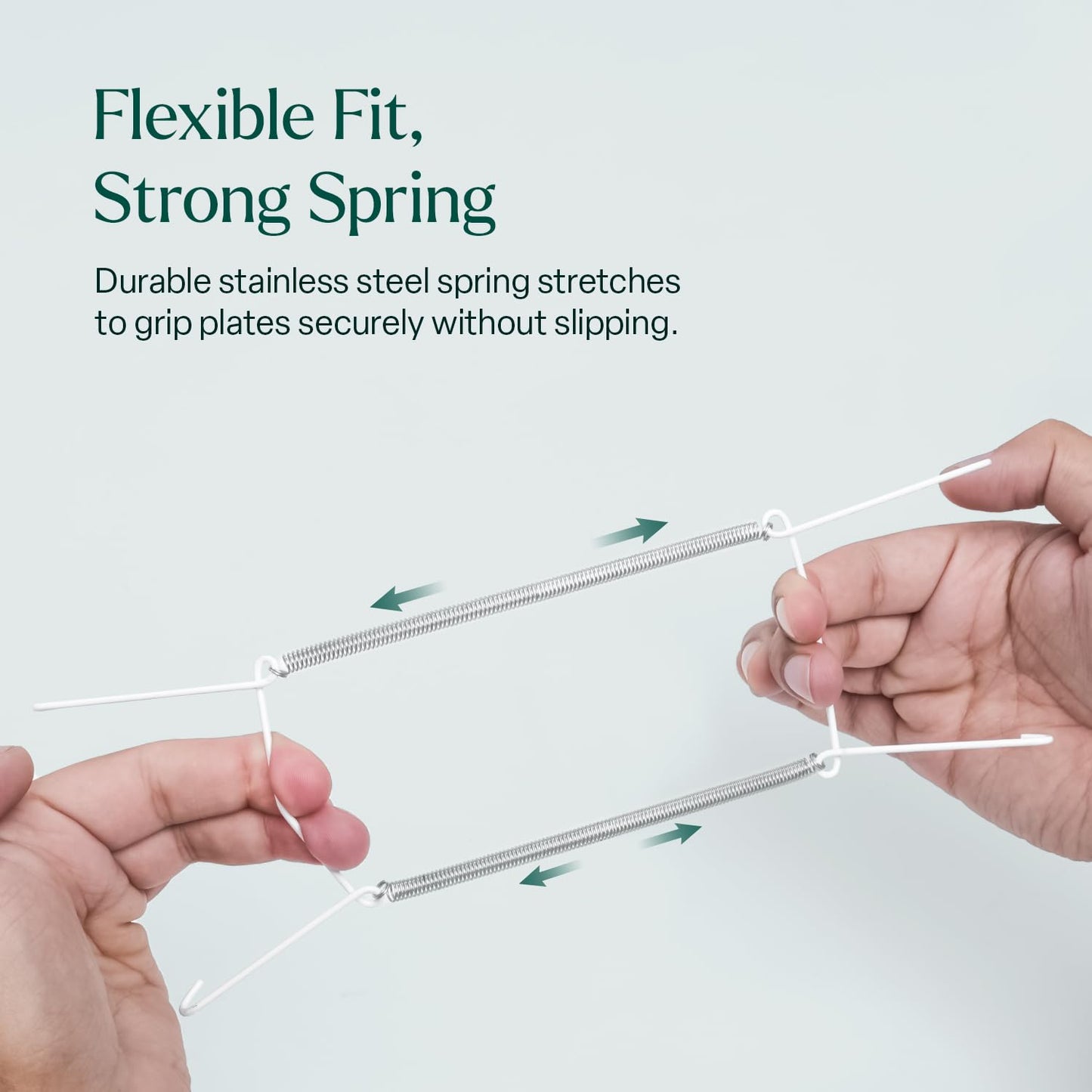 Invisible Plate Hangers for Wall | Decorative White (20 - 25 cm)