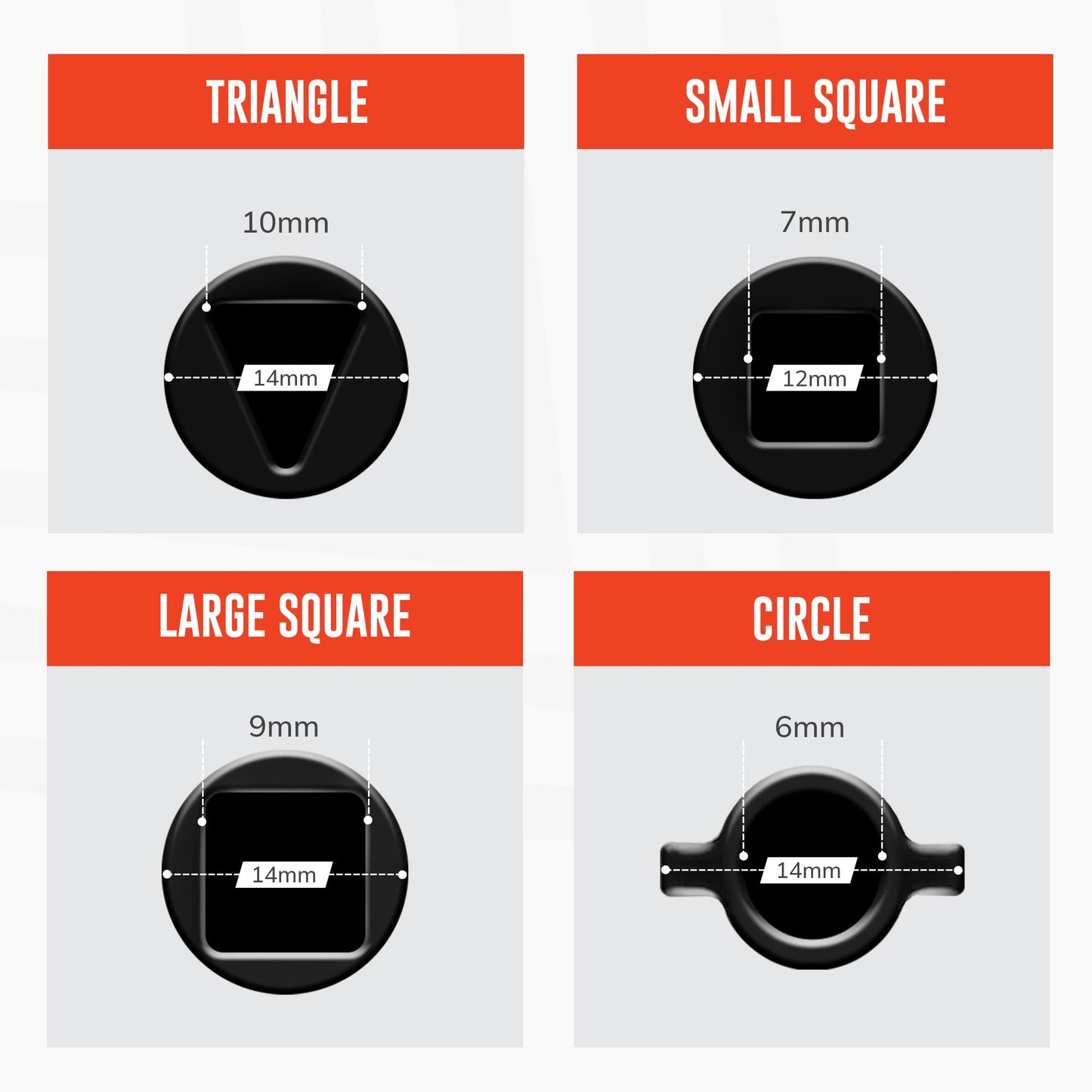 4 Way Multifunction Utility Key | Black Meter Box Key