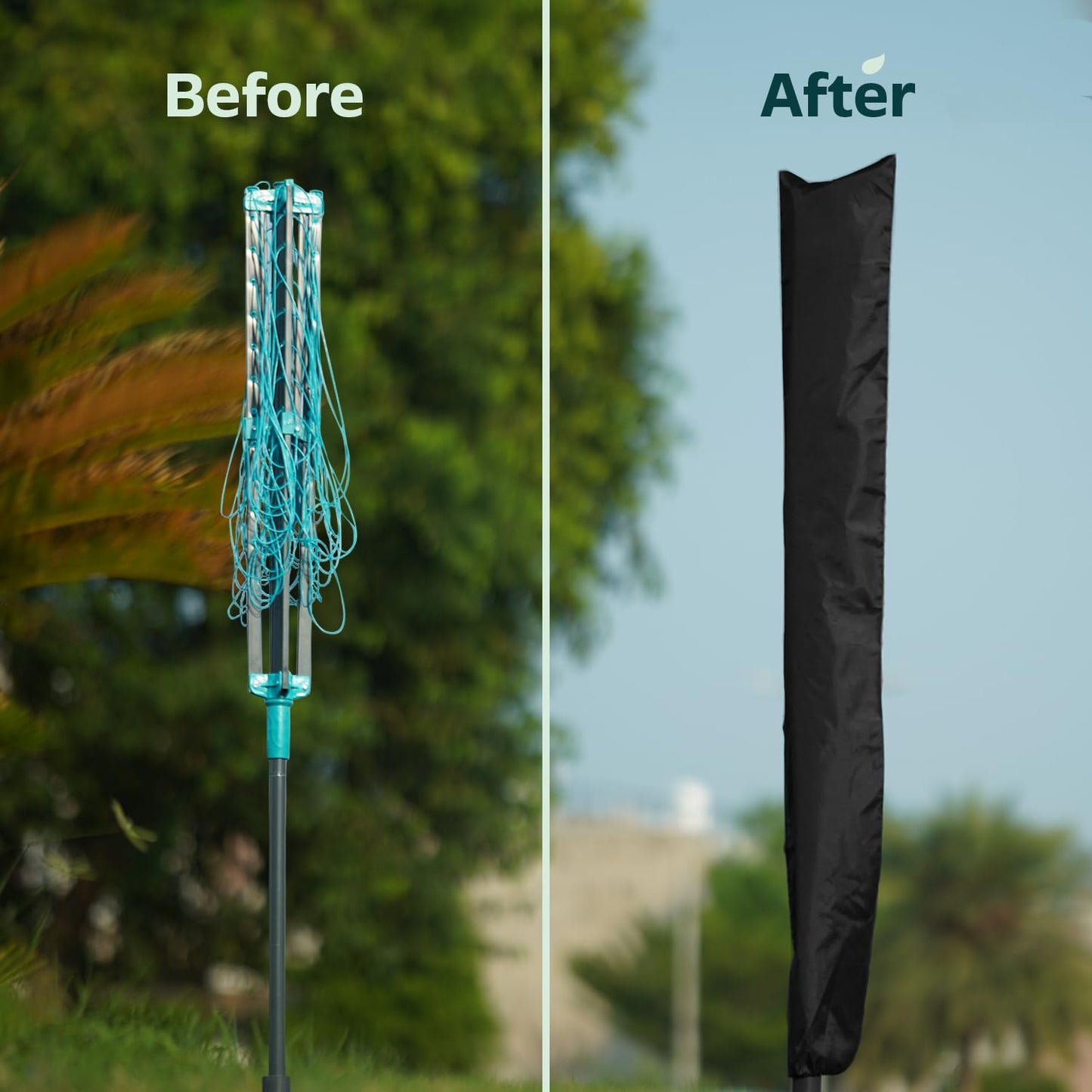 Rotary Washing Line Cover Waterproof Fabric