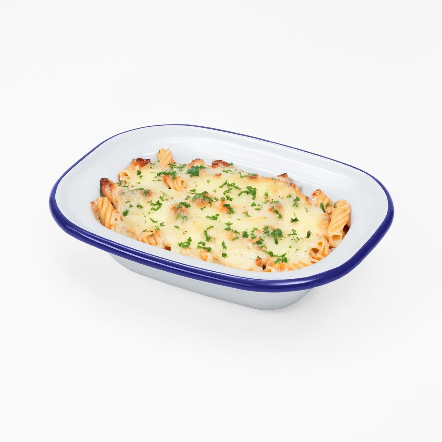Enamel Pie Dish | Dishwasher Safe (L 20 x W 14.5 x D 4.5 cm)