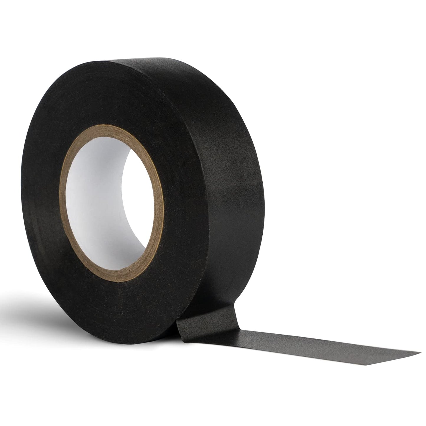 Black Electrical Tape Waterproof Heat Resistant Tape 20m x 19mm - Strong Heavy Duty, Sticky, PVC Electric Insulation Tape for Wires, and Cables (Pack of 1)
