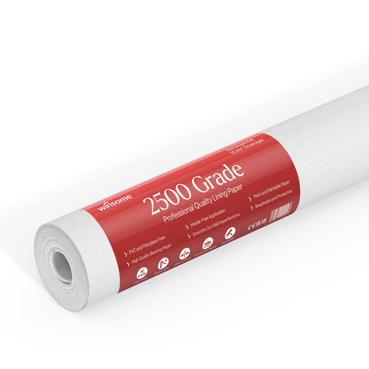 2500 Grade Lining Paper for Walls - Single 10M Roll