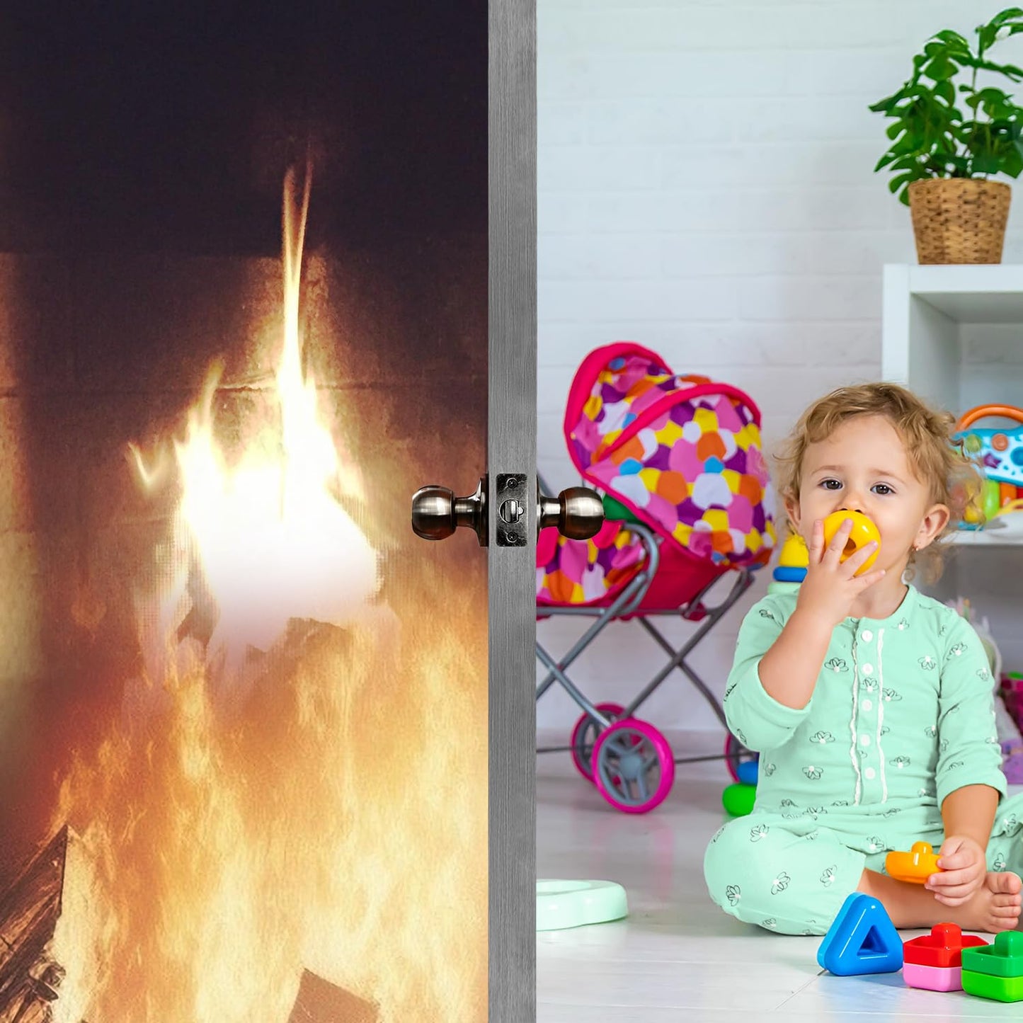 5.2M Surface Mounted Intumescent Seal Strip for Fire