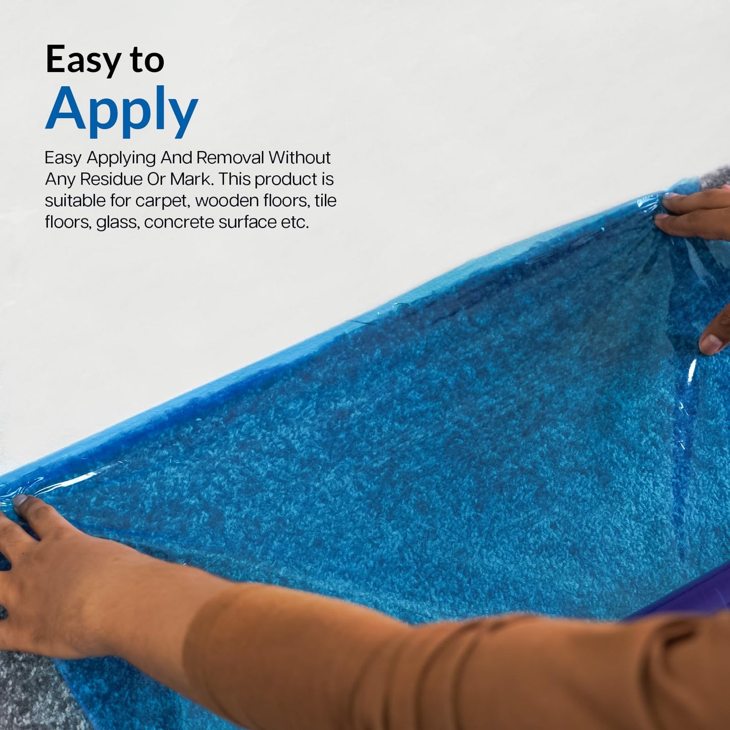 Heavy Duty Carpet Protector Film - 60 Micron Thickness