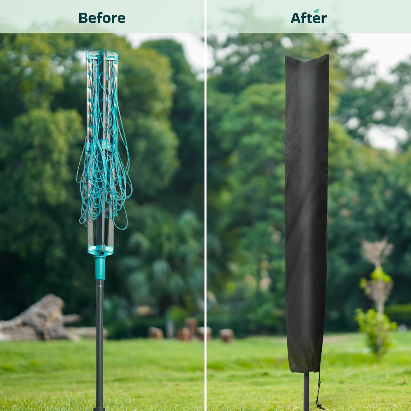 Rotary Washing Line Cover Waterproof Universal Fit with Zip