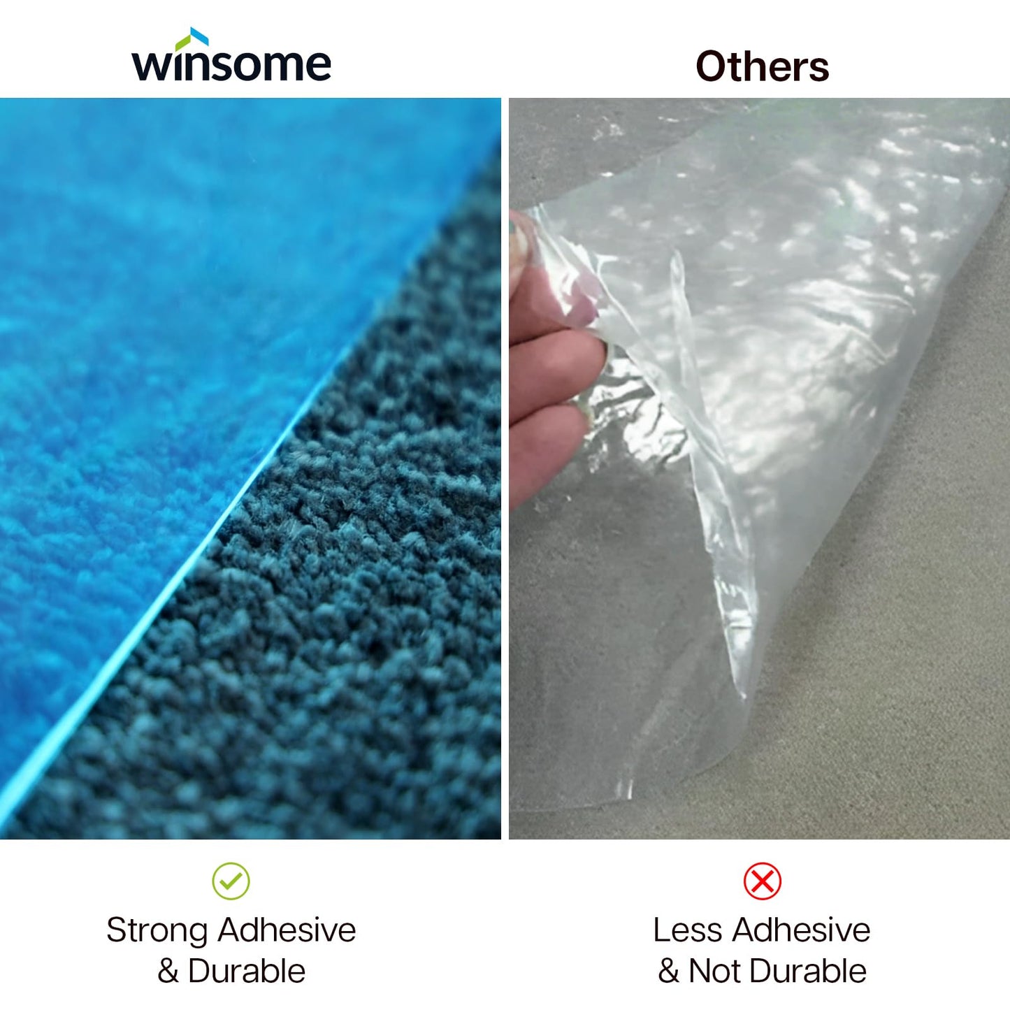 Heavy Duty Carpet Protector Film - 60 Micron Thickness