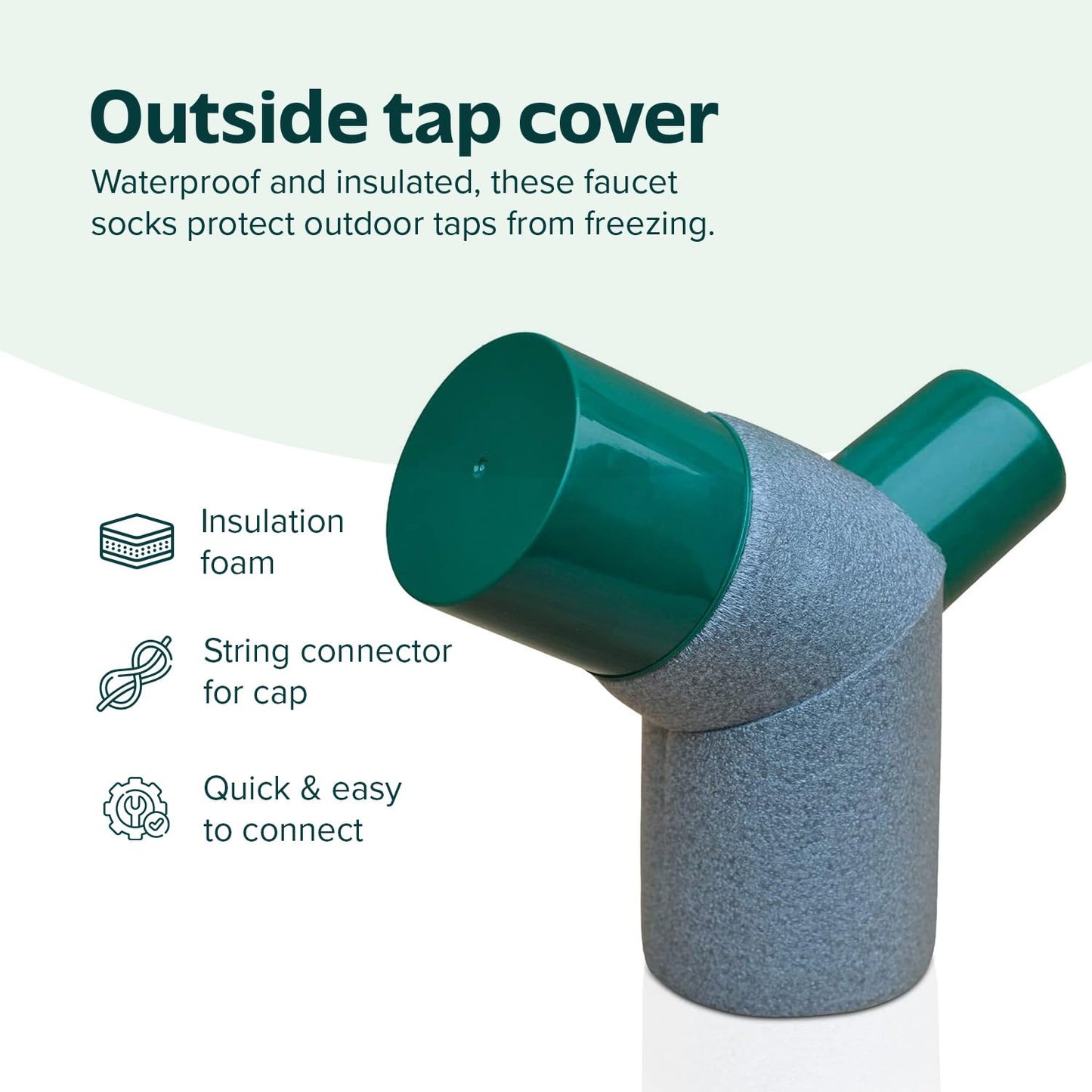 Outside Tap Covers for The Winter - Insulated (1 Pack)