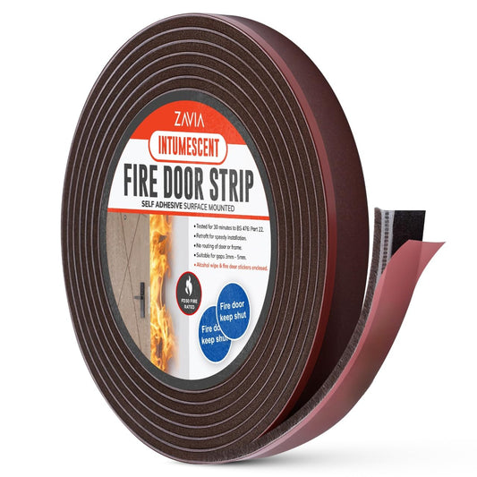 Intumescent Fire Door Seal Strip Pack of 2| 5.2 M Long