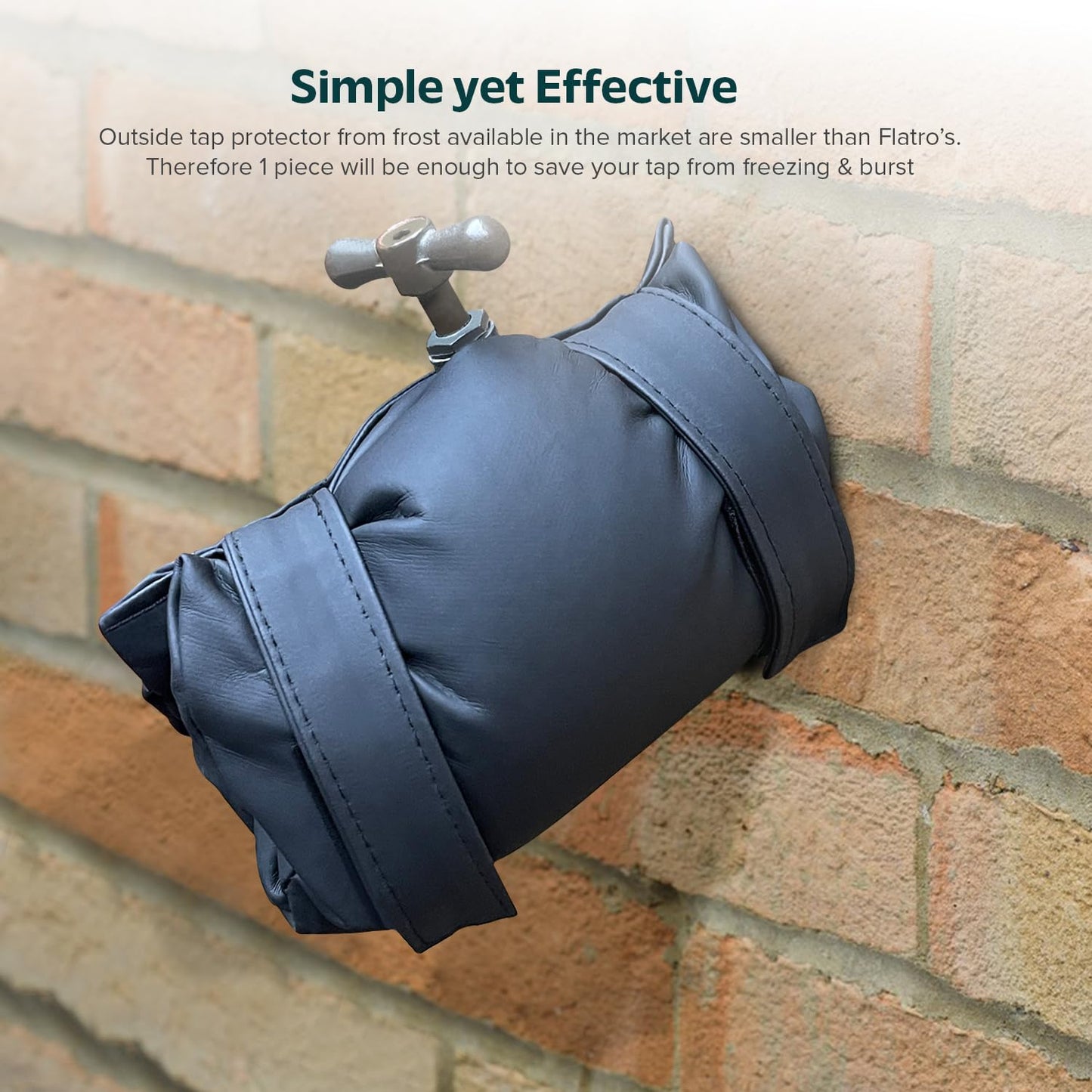 Leather Jacket Tap Cover for Outdoor Taps - Waterproof