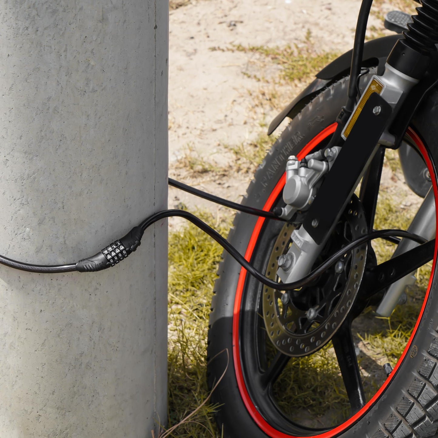 Bike Combination Lock 4 Digit |1.2M X 12mm