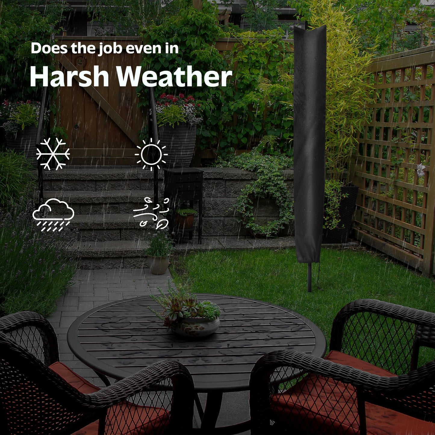 Rotary Washing Line Cover Waterproof Universal Fit with Zip