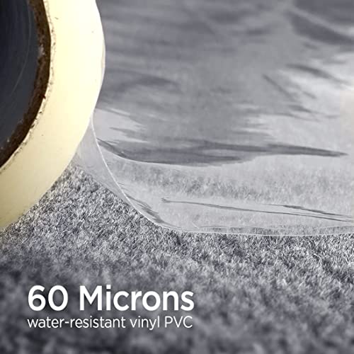 Carpet Protector Roll, Waterproof Self Adhesive Clear Film